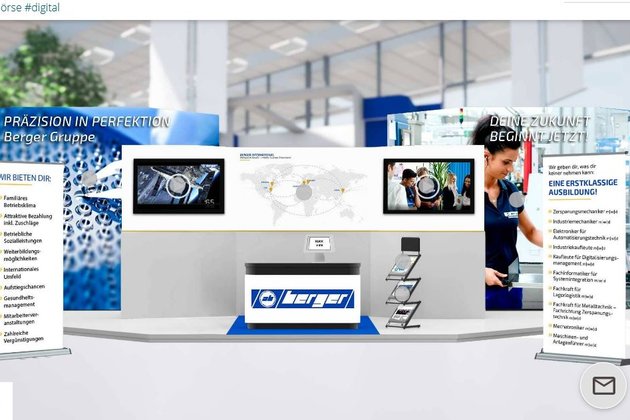 Berger auf der Allgäuer Lehrstellenbörse #digital 