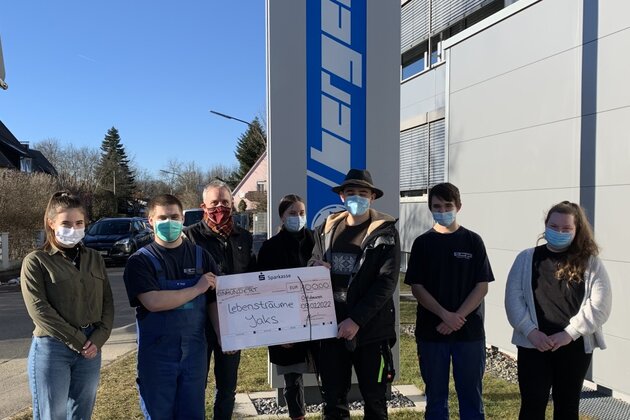 Spende der Berger Azubis an Menschen und Tiere in Tibet