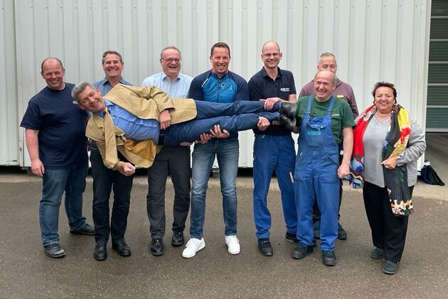 Berger Ottobeuren ehrt langjährige Mitarbeiter