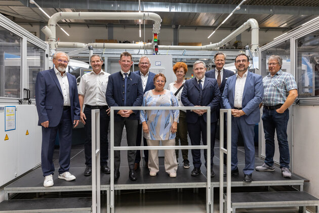 Hoher Besuch im Werk Berger Ottobeuren 