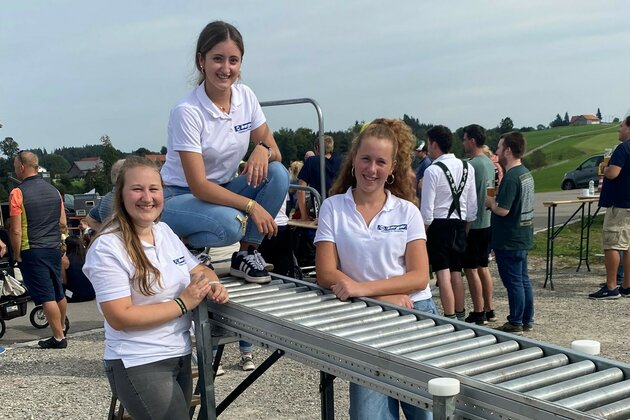 Berger bei der Einweihung des neuen Spiel- und Gemeinschaftsplatzes in Böhen