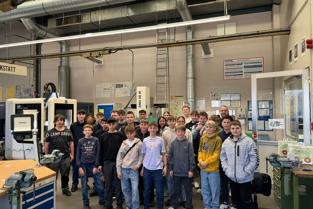 Besuch der 7. Klasse bei Firma Berger in Ottobeuren