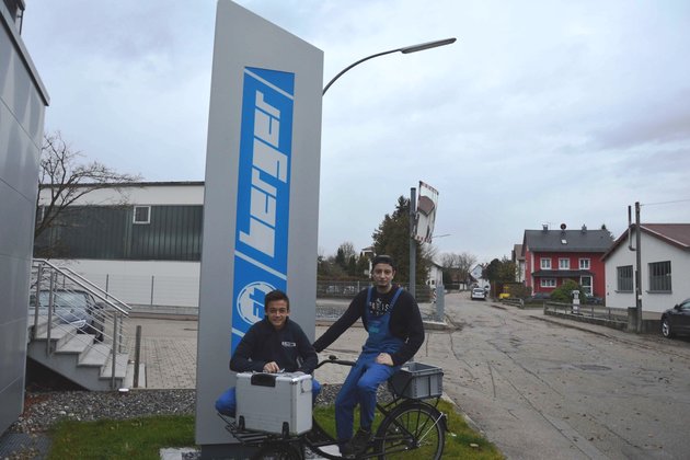 Umweltbewusste Berger Auszubildende